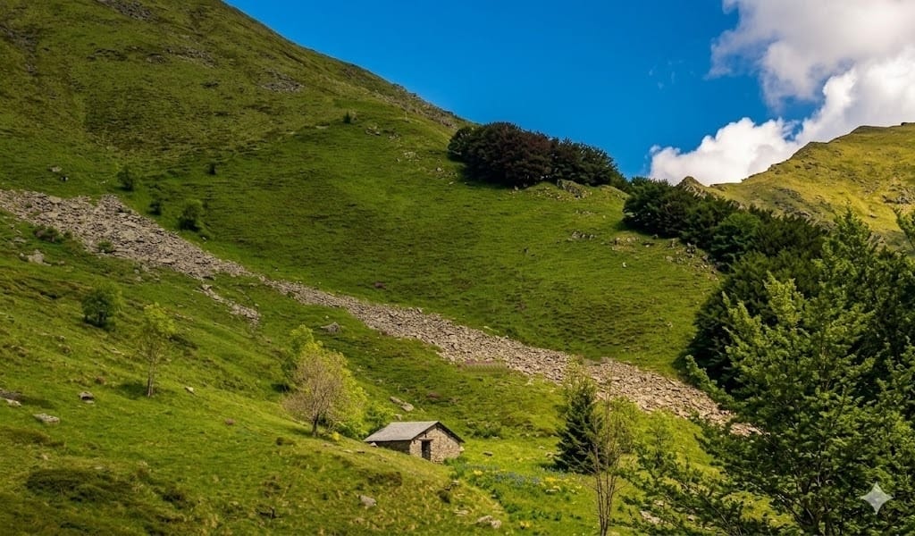 La capanna tra i mirtilli, la Borra del sale e il monte Braiola